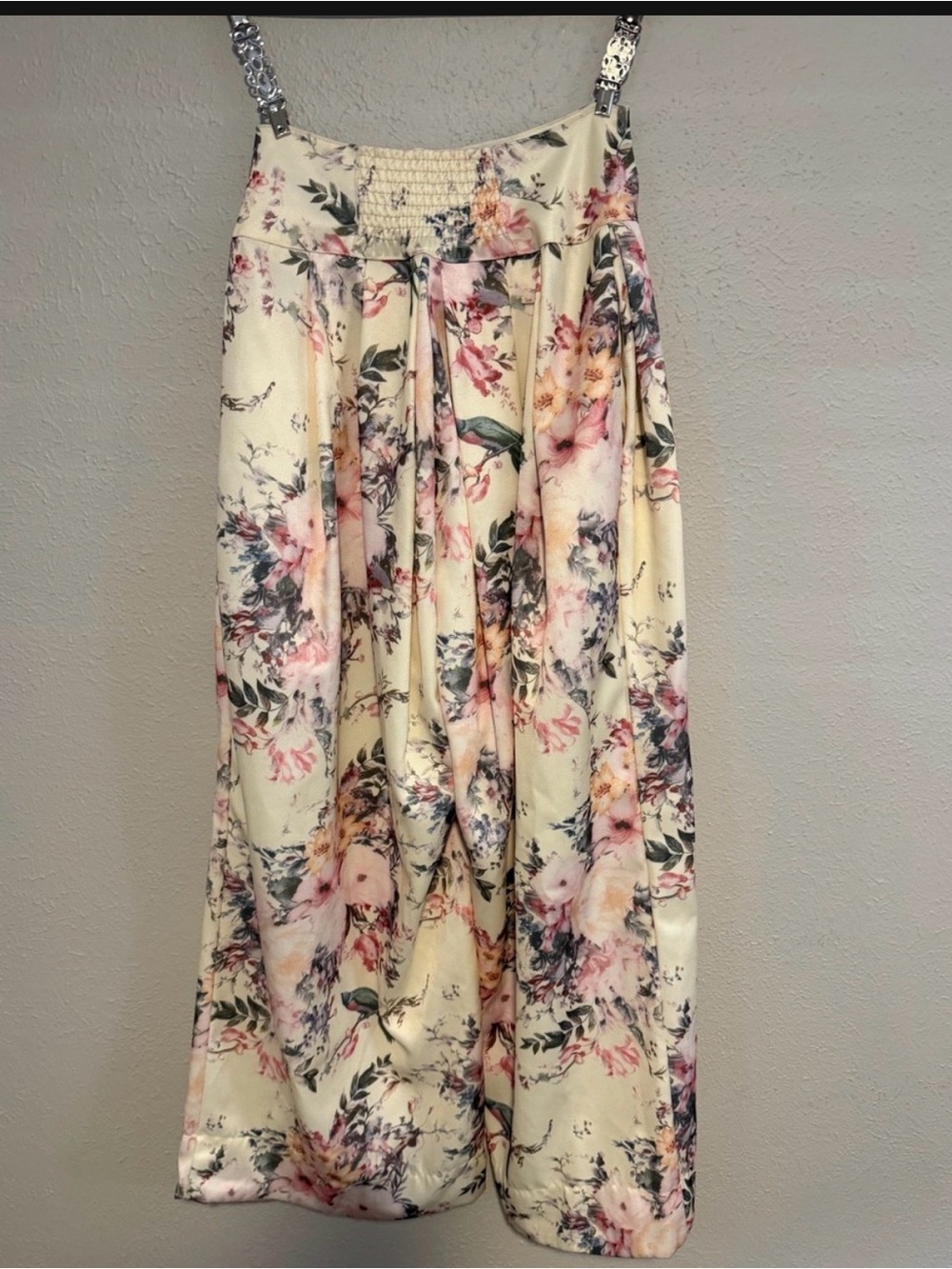 Akira Floral High-Waist ultra wide leg pants